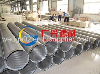 SS304,aperture0.5mm,wire wrap water well screen pipe (manufacturer)