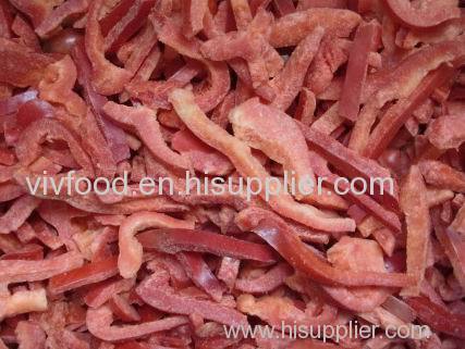 frozen red pepper strips