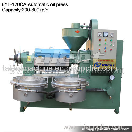 China famous brand reliable Integrated Sesame automatic oil extractor 6YL-120CA