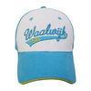 Mens Blue Stylish Visor Cotton Baseball Caps With Sandwich Peak