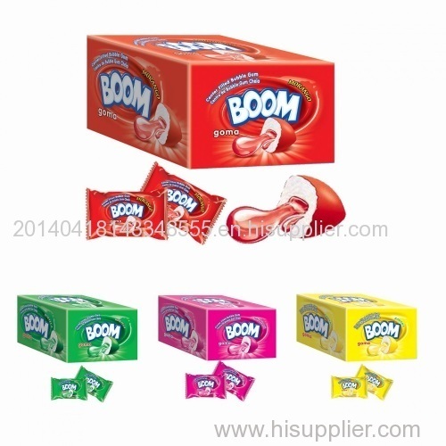 BOOM BUBBLE GUM (CENTER FILLED)