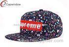 Floral Flat Fitted Baseball Hats Cute Baseball Caps For Women