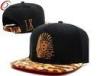 Promotional Leopard Custom Strapback Hats Velcro Strap Back Hats