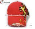 Red F1 Horse Racing Baseball Caps Snapback Baseball Hats With Reinforced Sweatband