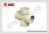 PPH Pipe Fitting Cross PN10 Bar 1/2&quot;(D20mm) ~ 6&quot;(D160mm)