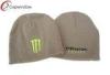 3D Monster Embroidery Beanie Winter Hats Funky Ski Hats Gray / Black