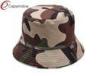 Mens Camouflage Printed Fisherman Bucket Hat With A Woven Label
