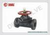 large size PVC diaphragm valve for water treatment, chemical piping system