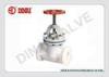 Ant - corrosion UPVC / FRPP / UPVC Globe Gate Valve for paper making plant (2, 3, 4 Inch)