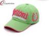 3D Embroidered 100 Cotton Baseball Caps , Adjusteble Fitted Baseball Hats