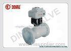 electric plastic ball valve,DC24V, AC220V, regulating type with limit switch