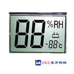 Hygrothermograph/temperature LCD display screen