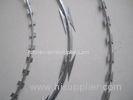 Stainless Steel Concertina Razor Barbed Wire , Welded Wire Fabric For Frontier