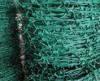 2 Strands Weaving Plastic Vinyl Coated Barbed Wire Mesh With Electro Zinc Iron Wire