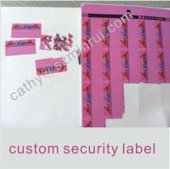 Custom vinyl eggshell sticker