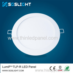 10w round led flat panel lighting