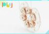 Triangle Plastic Air Core Bobbin Coil 6 Winding PP For Small Machine