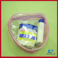 Reclosable Clear Plastic PVC Pouch With Zipper