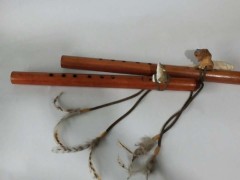 Wood Carved Animal Flute