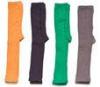 Green / Orange Childrens Footless Tights With Double - Cylindered
