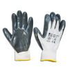 Grey nitrile coated gloves