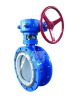 Dual eccentric butterfly valves