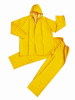 0.32MM PVC/POLYESTER Rainsuit in Yellow