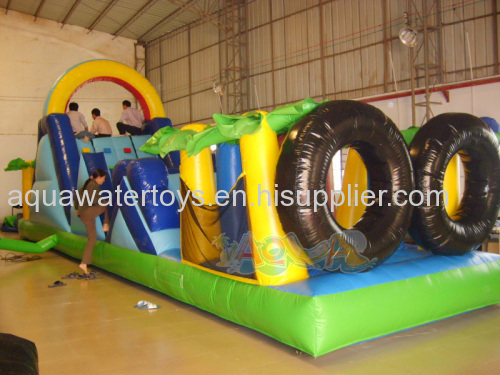 Tropical Inflatable Obstacle Course