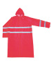 Reflective Long Raincoat with Reflective Tape