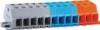 UL 24A 2 / 4-Conductor Through Combined Miniature Terminal Block With Fixing Flanges 12p