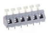 PA66 Spring - Cage Angled SP 256 PCB Mount Terminal Block With 7.5 / 7.58mm Pitch