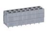Gray SP239 2-24 Poles 7.5mm Pitch Wires PCB Mount Terminal Block With Sping - Cage