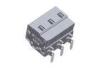 Gray SP475 IEC 250V 3P 7.5mm Pitch PCB Mount Terminal Block with 28 - 12 AWG