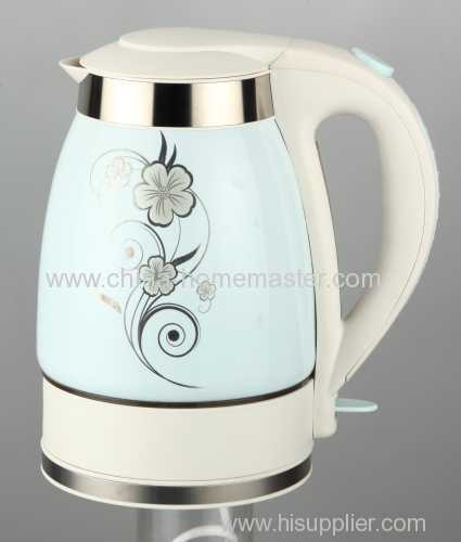 CK1001 ceramic kettle with Stainless steel heating plate