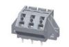 Gray 300V 245 Series 7.5mm Pitch PCB Mount Terminal Block With Fixing Flanges