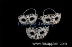 Venetian Crystal Masquerade Mask Crystal Bridal Jewelry Rhinestone Mask for Party MK005