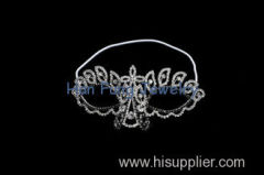 Charming Crystal Masquerade Mask Crystal Bridal Jewelry Wholesale Fashion Rhinestone Mask for Party MK006