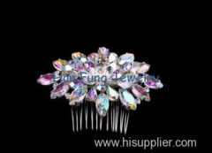 Shining flower Crystal Bridal Jewelry hair comb BS11445