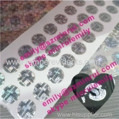Factory Provide Udv (Ultra Destructible Vinyl) Label Custom UDV Hologram Warranty VOID Sticker Hologram Security Sticker