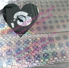 Custom Ink Printing On Hologram Destructible Breakaway Warranty VOID Stickers