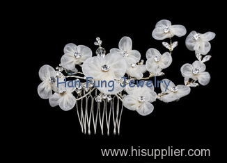 Charming simple style Silk Jewelry Crystal bridal jewelry High quality guarantee HF1274