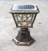 solar pillar light for garden and park