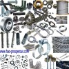 General Spare parts screw bolt iron wire rope net nails shackle hose clamp spring chain bearing