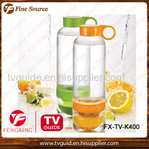 Citrus Zinger lemon water cup manual juicer water bottle Hot sale