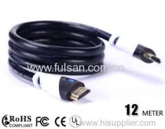 12m HDMI cable made in China support 3D,1080p,ethernet