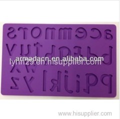 New!! Food grade Letters design silicone fondant molds (4 designs)