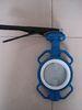Disc Coated Nylon Sanitary Wafer Butterfly Valve with NBR / EPDM / PTFE Seat