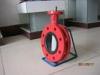 U Type Double Flange Butterfly Valve for Air , Vapor , Food , Oils