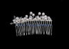 Wholesale designs and Excellent finishing Crystal Bridal Jewelry hair comb T00039