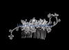 Handmade stylish crystal bridal jewelry hair comb with clear crystal SL1493